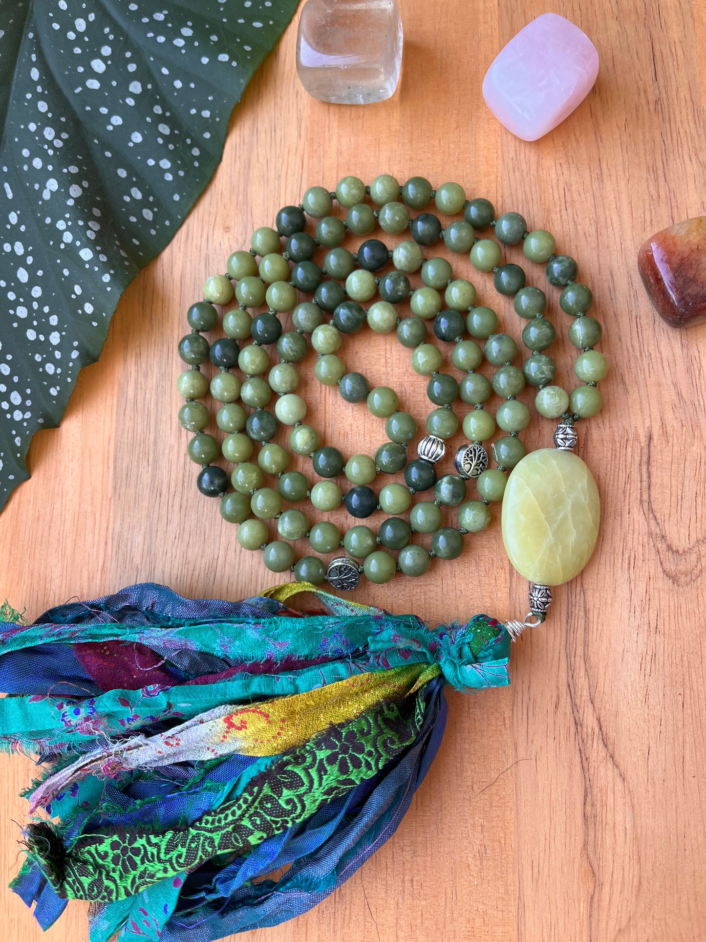 Jade Mala for Balance