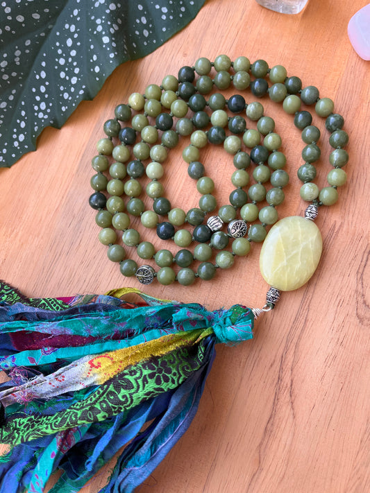 Jade Mala for Balance