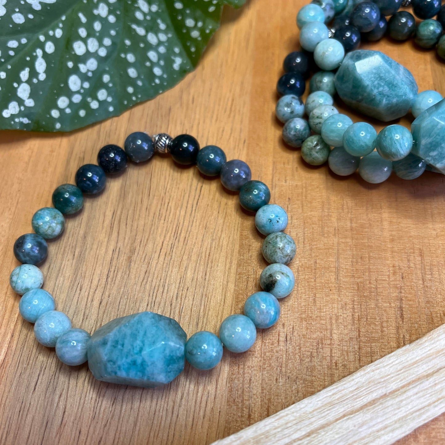 Sea foam gemstone bracelet