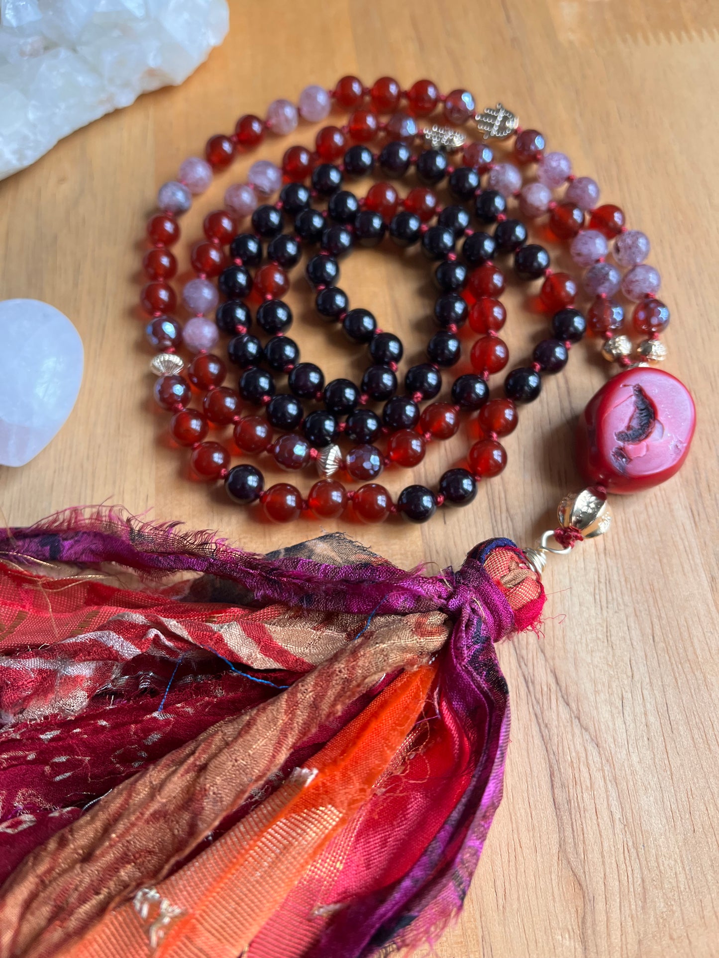 108 bead Mala for Self-love, Compassion, and Diplomacy