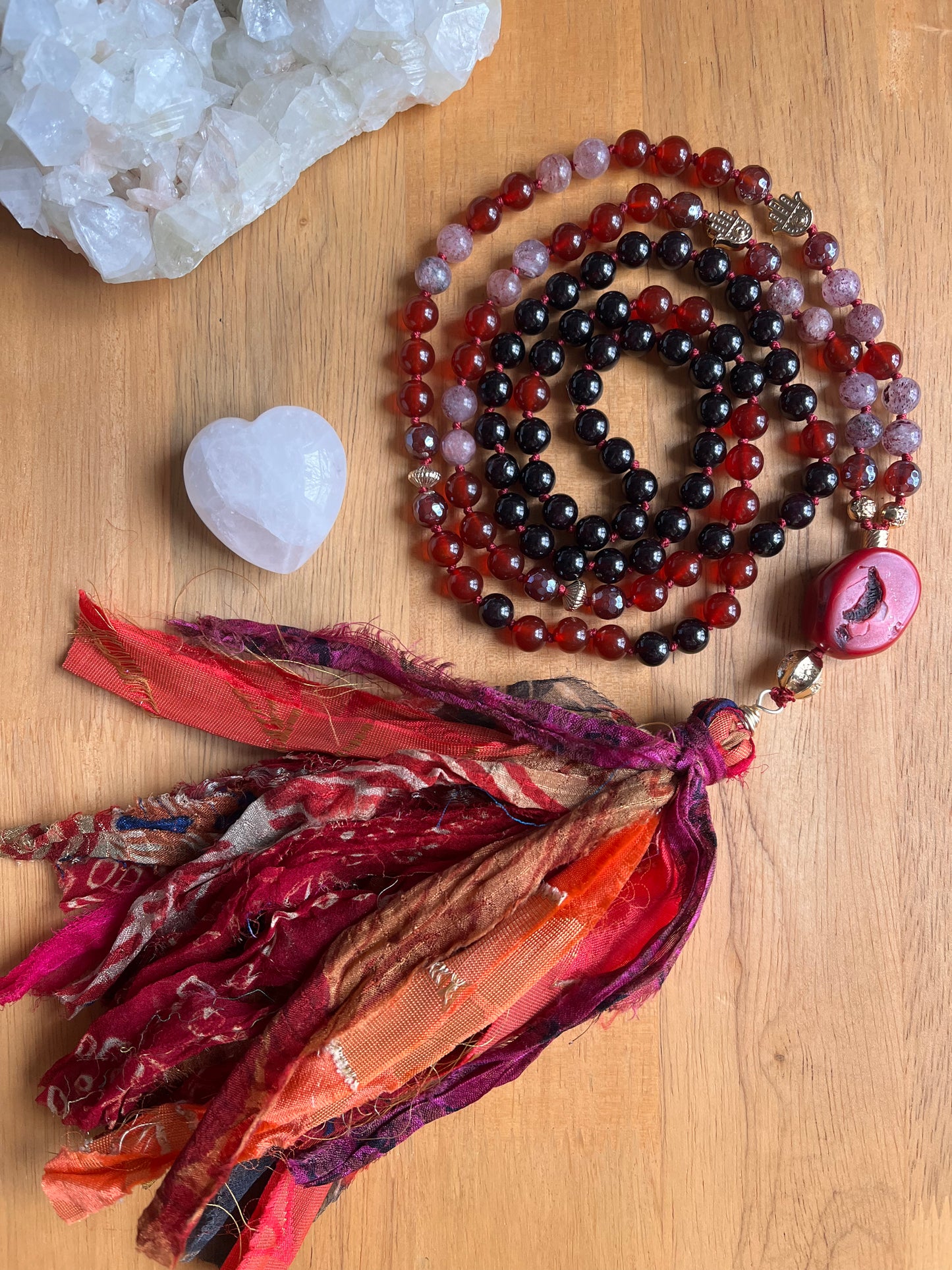 108 bead Mala for Self-love, Compassion, and Diplomacy