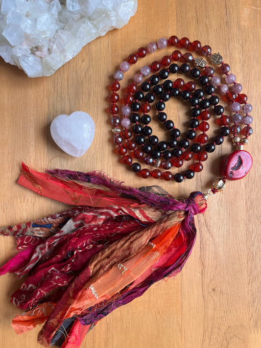 108 bead Mala for Self-love, Compassion, and Diplomacy